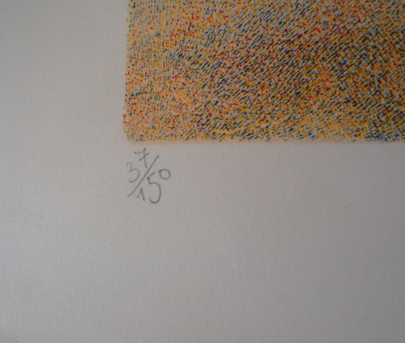 André BEAUREPAIRE : Le retour de Cythère - Lithographie (détail)