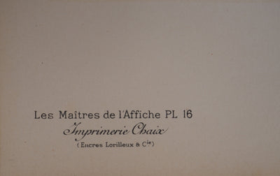 J. & W. BEGGARSTAFF : Harper's Magazine, 1895 - Affiche (détail)