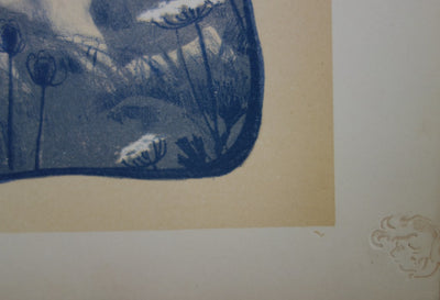Henri Jules Ferdinand Bellery-Desfontaines : L'Illusion - Lithographie (détail)