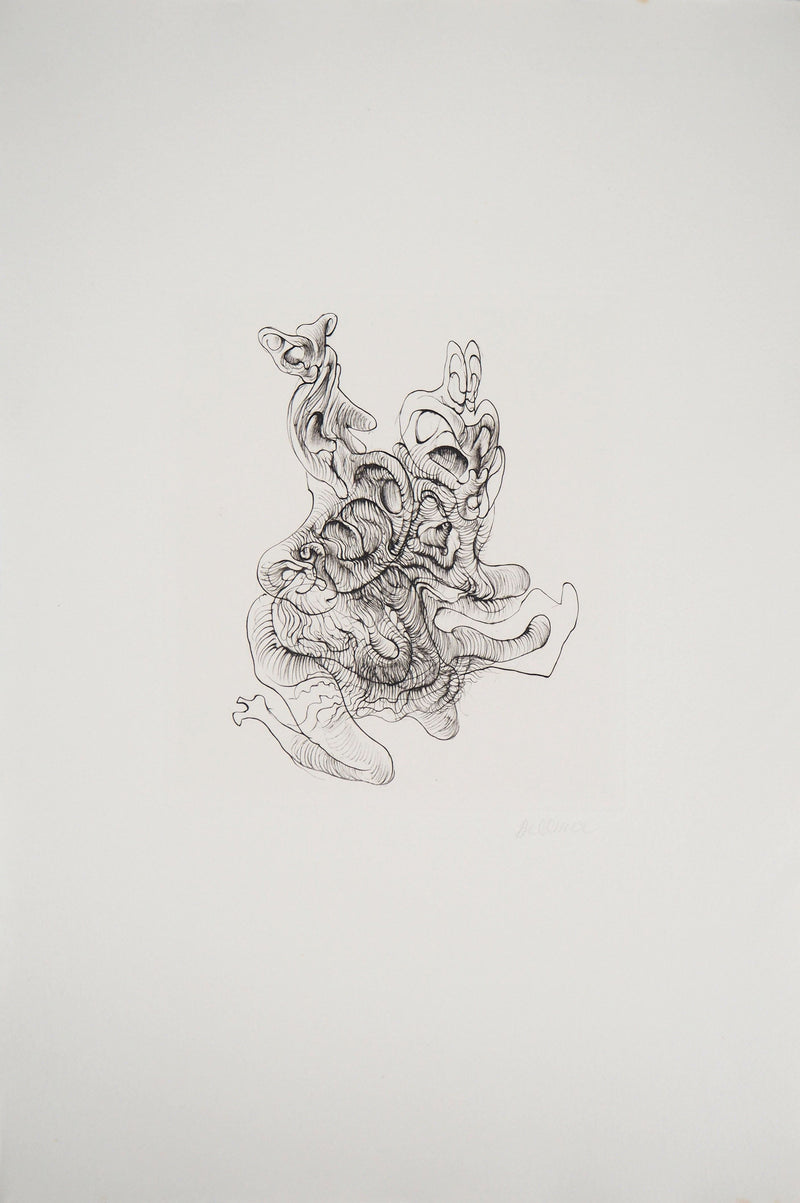 Hans BELLMER : Créature fantastique - Gravure