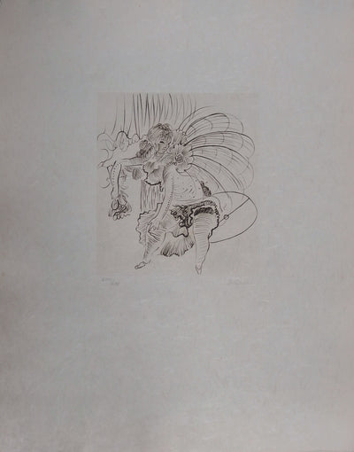 Hans BELLMER : Danseuse - Gravure (détail)