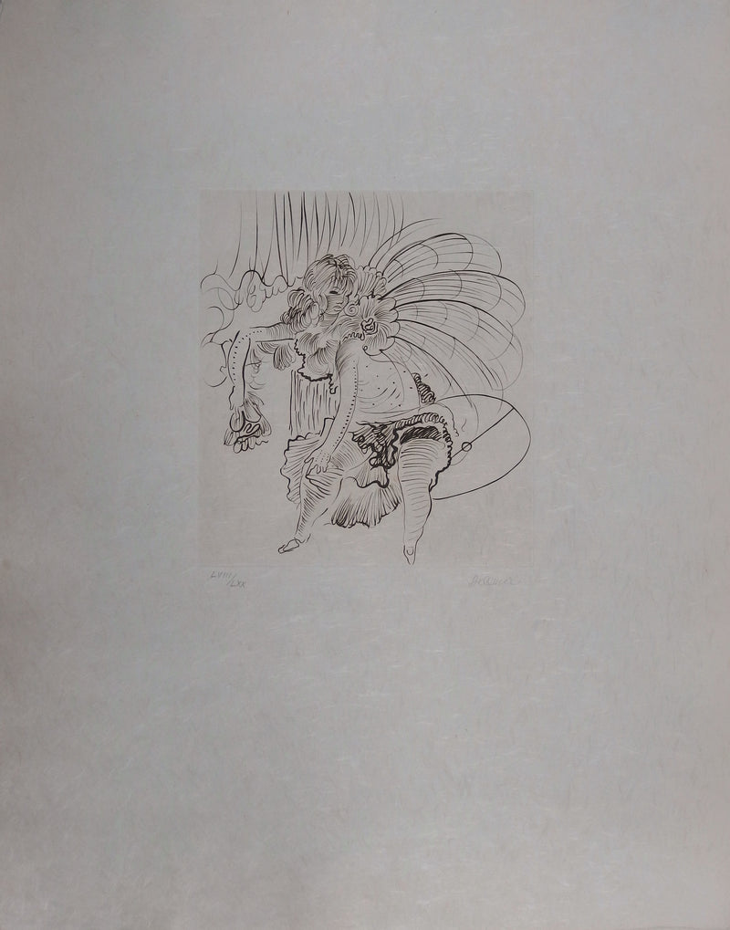 Hans BELLMER : Danseuse - Gravure (détail)
