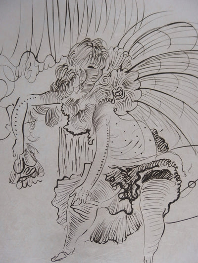 Hans BELLMER : Danseuse - Gravure (détail)