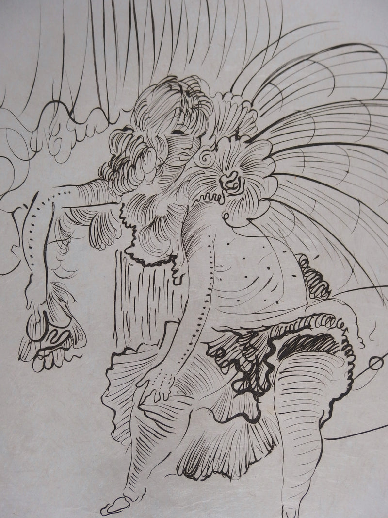 Hans BELLMER : Danseuse - Gravure (détail)