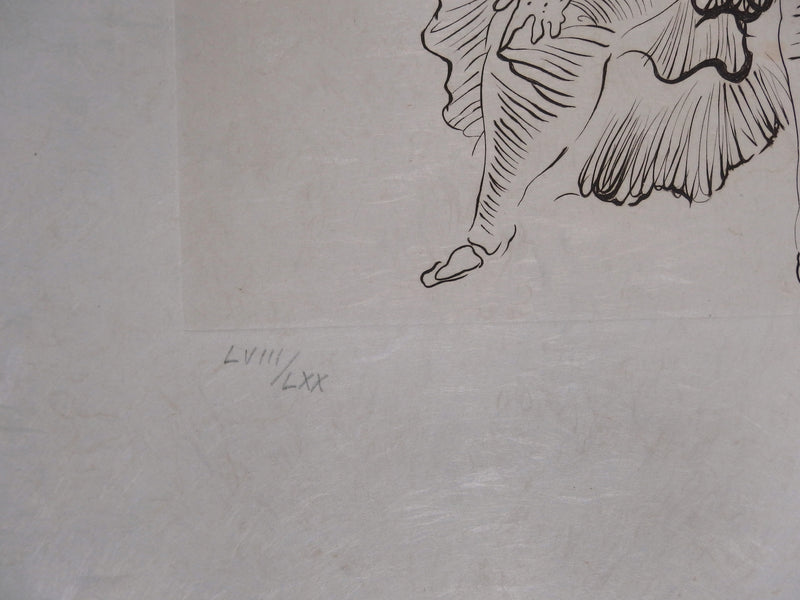 Hans BELLMER : Danseuse - Gravure (détail)