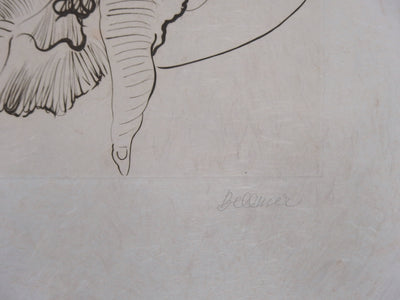 Hans BELLMER : Danseuse - Gravure (détail)