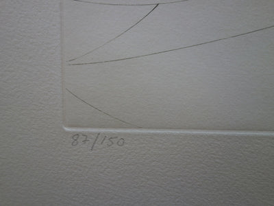 Hans BELLMER : Les équilibristes - Gravure (détail)