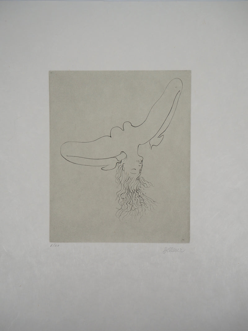 Hans BELLMER : Femme en extase (1973) - Gravure