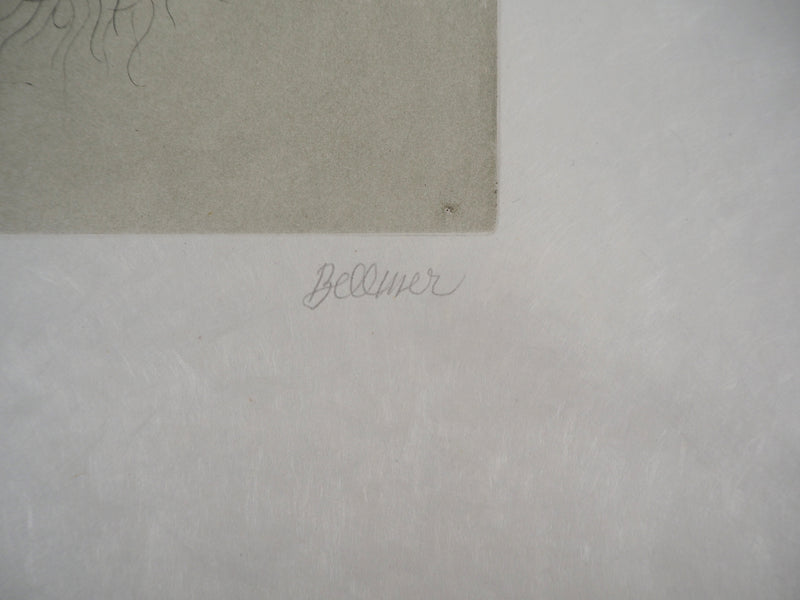 Hans BELLMER : Femme en extase (1973) - Gravure (détail)