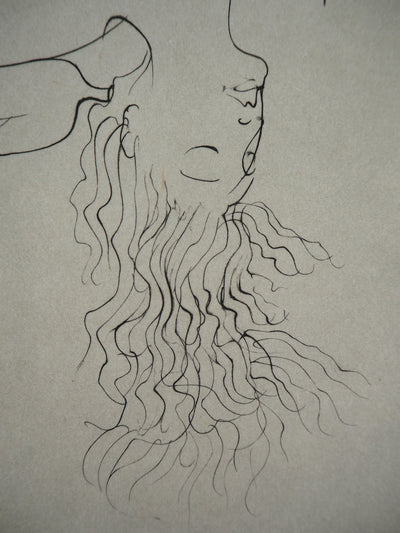 Hans BELLMER : Femme en extase (1973) - Gravure (détail)