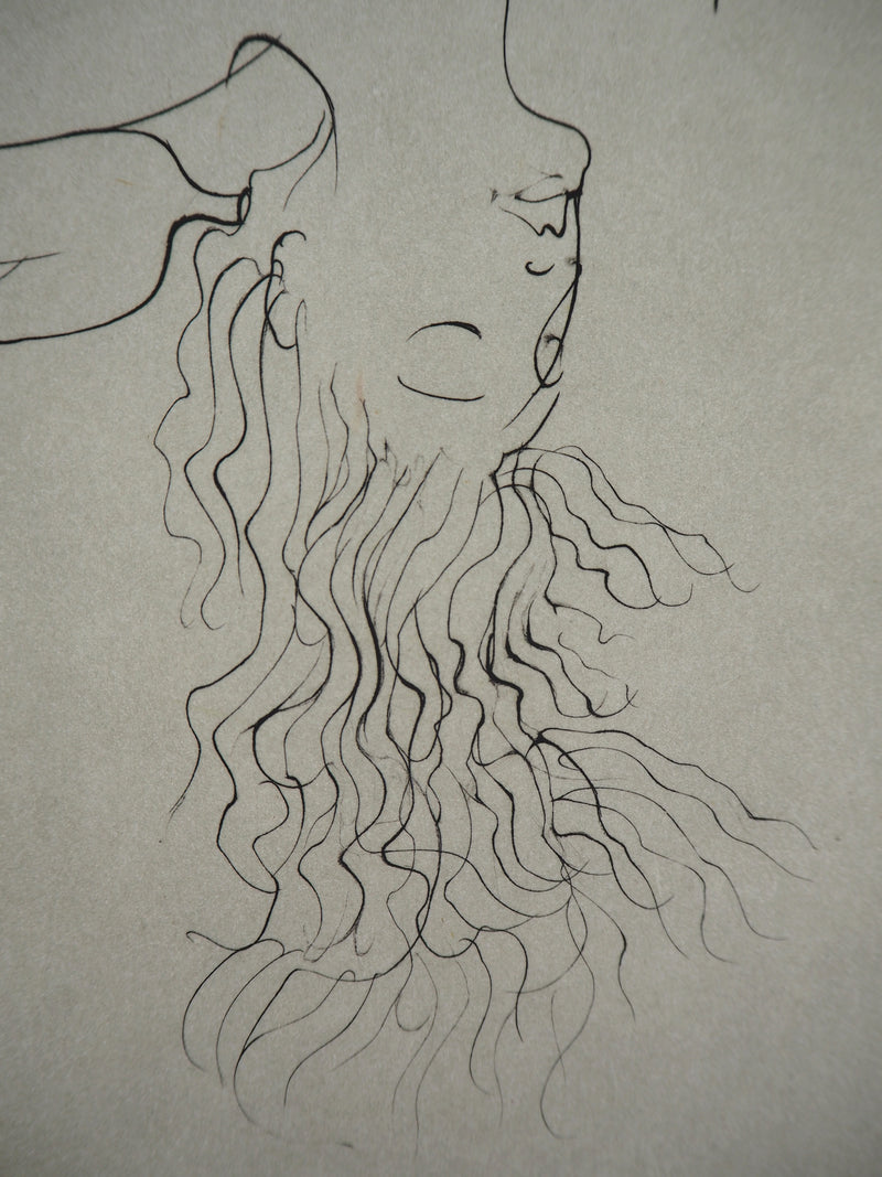 Hans BELLMER : Femme en extase (1973) - Gravure (détail)