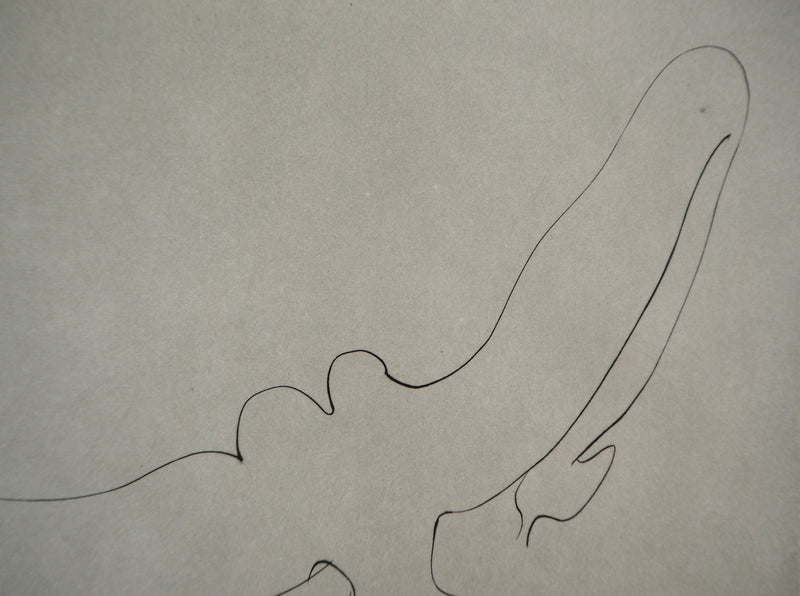 Hans BELLMER : Femme en extase (1973) - Gravure (détail)