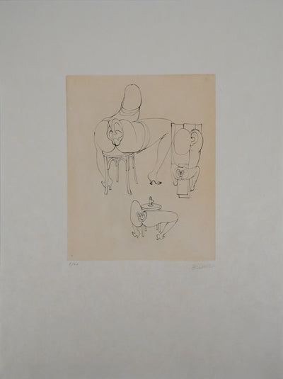 Hans BELLMER : Femme-objet (1973) - Gravure