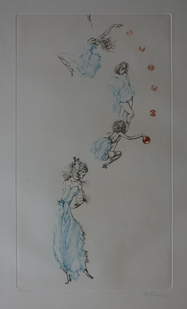 Hans BELLMER : Jeux de balle - Gravure