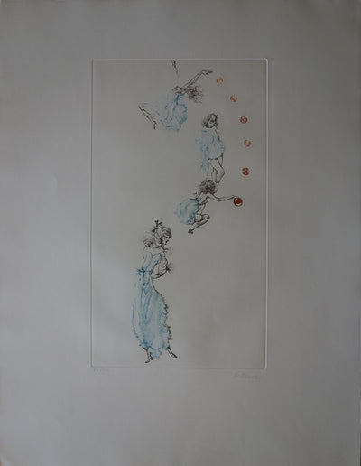 Hans BELLMER : Jeux de balle - Gravure (détail)