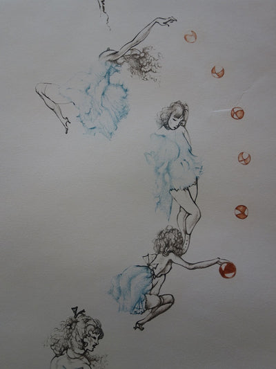 Hans BELLMER : Jeux de balle - Gravure (détail)