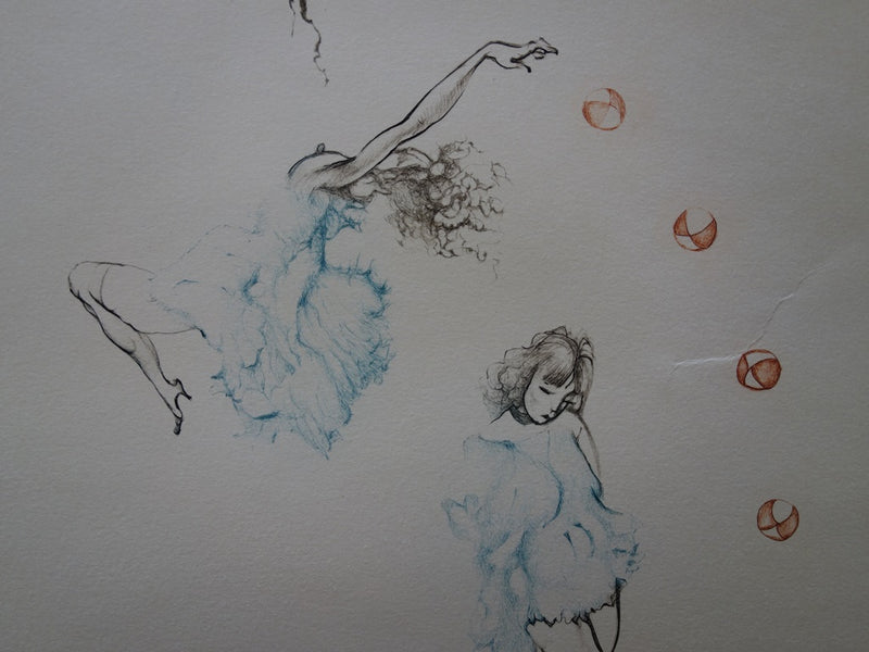 Hans BELLMER : Jeux de balle - Gravure (détail)