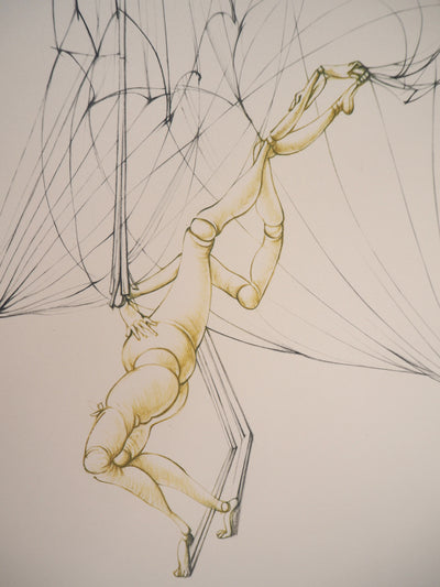 Hans BELLMER : Le pantin - Gravure (détail)
