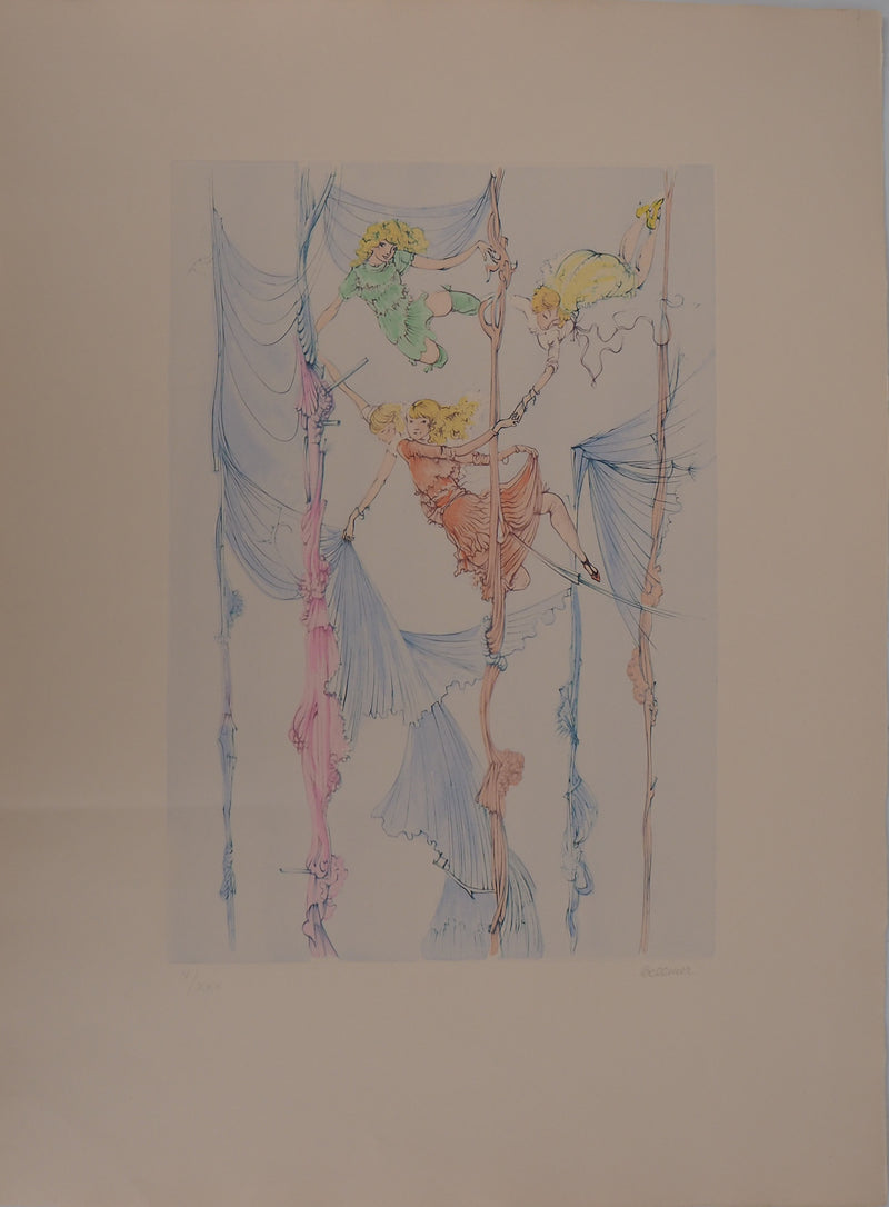 Hans BELLMER : Les petites acrobates - Gravure