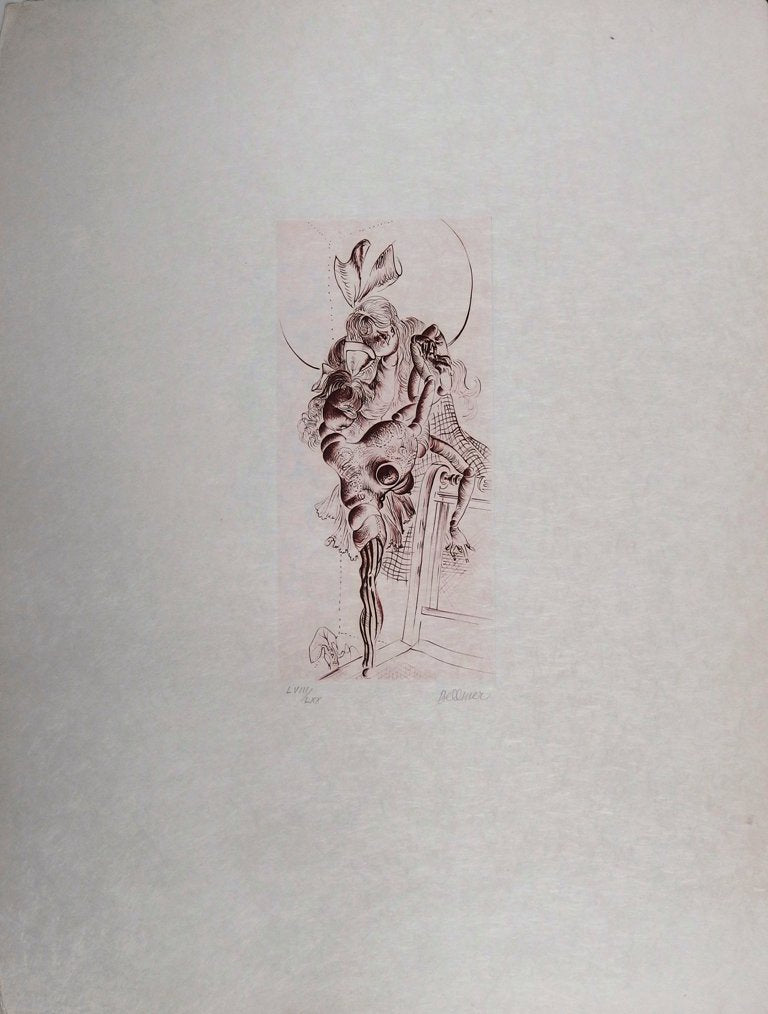 Hans BELLMER : La poupée - Gravure (détail)