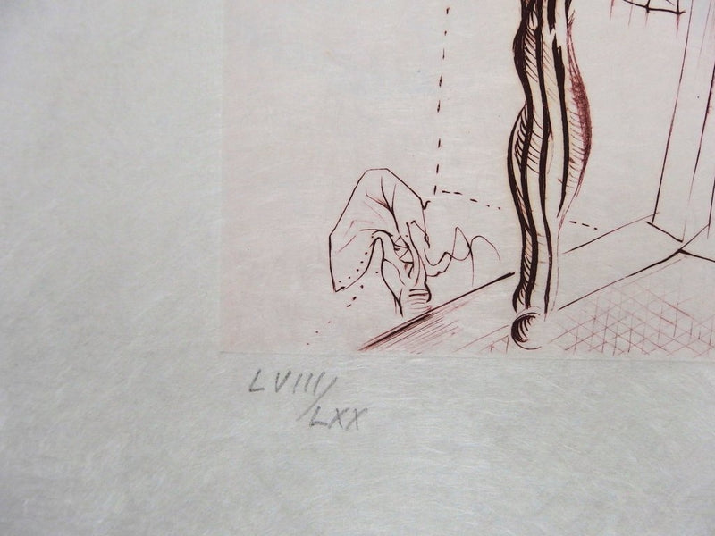 Hans BELLMER : La poupée - Gravure (détail)