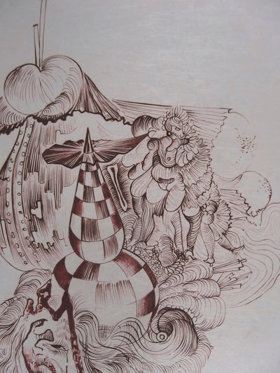 Hans BELLMER : Rêve surréaliste - Gravure (détail)