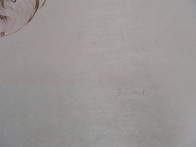 Hans BELLMER : Rêve surréaliste - Gravure (détail)
