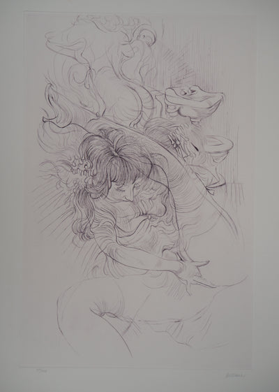 Hans BELLMER : Toilette intime - Gravure