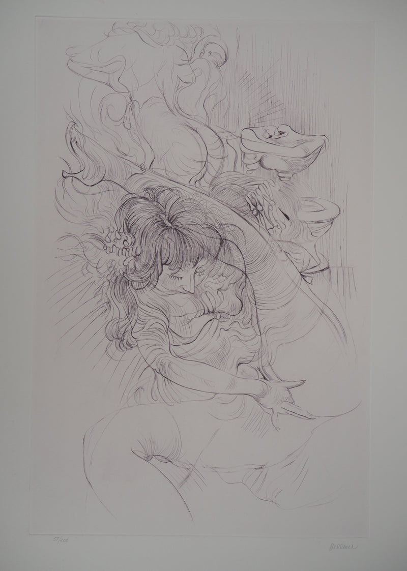Hans BELLMER : Toilette intime - Gravure