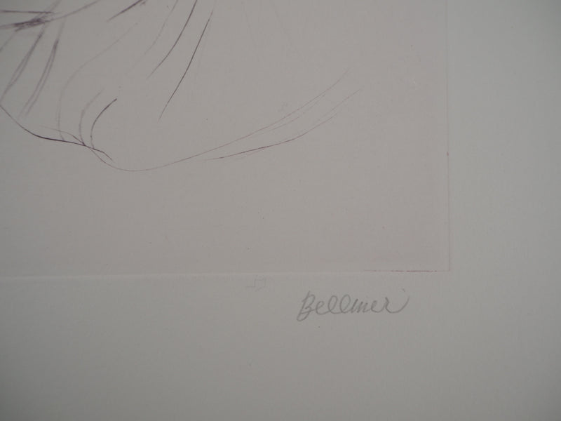 Hans BELLMER : Toilette intime - Gravure (détail)