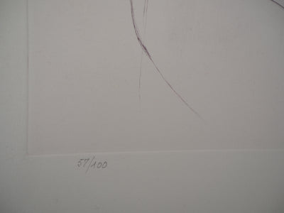 Hans BELLMER : Toilette intime - Gravure (détail)