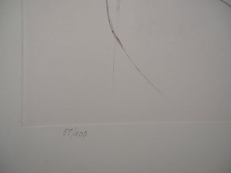 Hans BELLMER : Toilette intime - Gravure (détail)