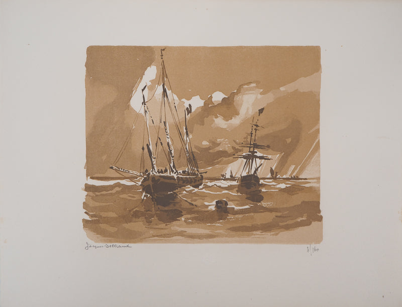 Jacques BELTRAND : Marine, 1926 - Gravure sur bois