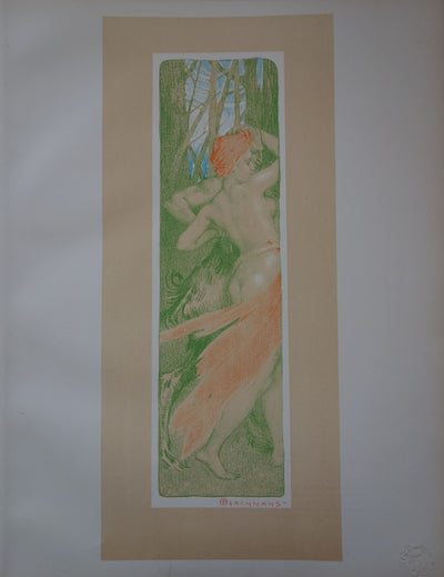 Emile BERCHMANS : Renouveau - Lithographie