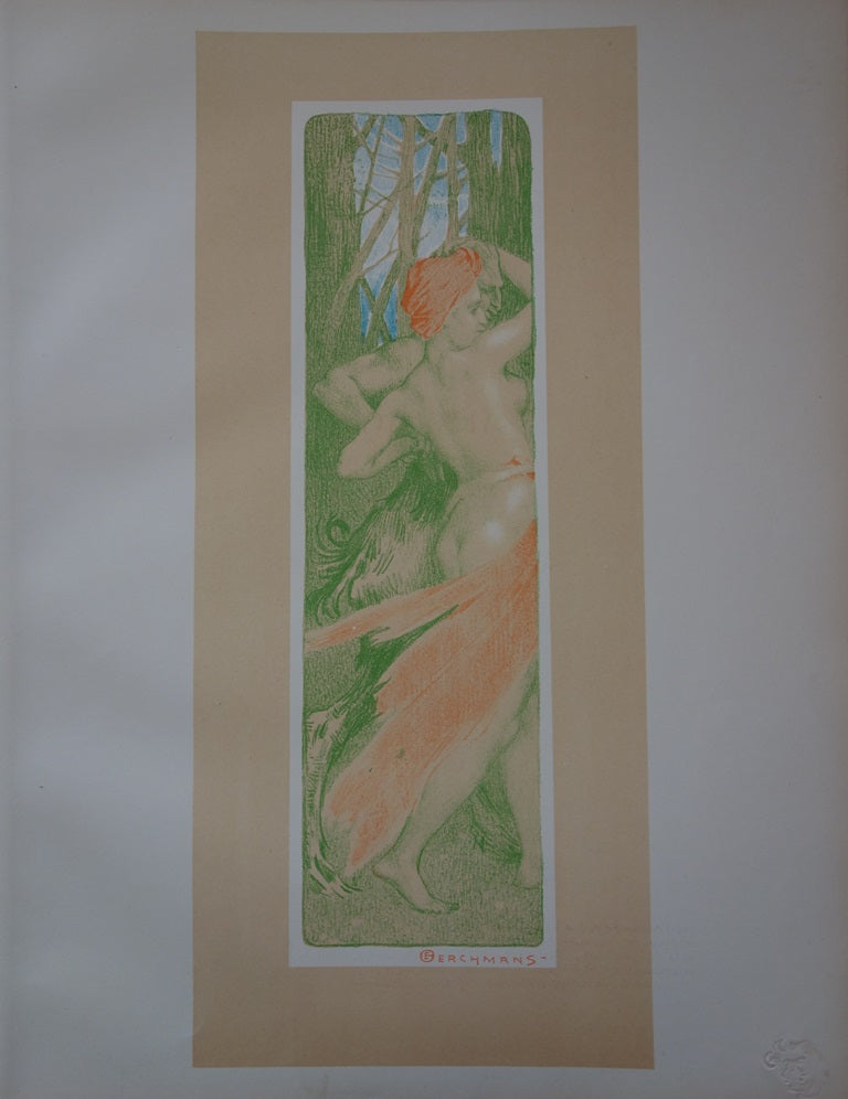 Emile BERCHMANS : Renouveau - Lithographie