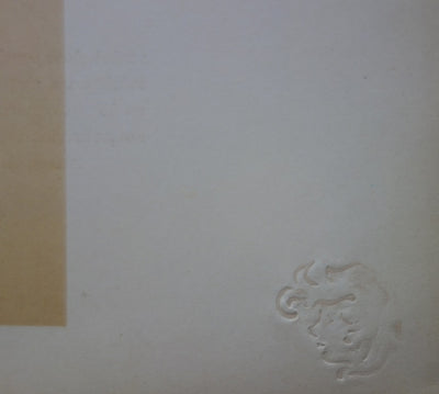 Emile BERCHMANS : Renouveau - Lithographie (détail)