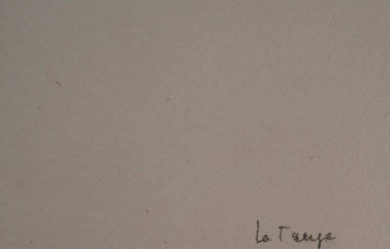 Jean-Eugène BERSIER : La taupe - Gravure (détail)