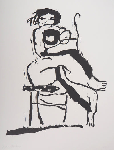 Richard BILAN : Moment intime - Lithographie