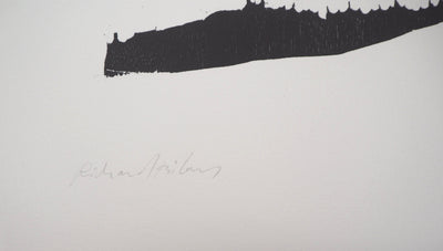 Richard BILAN : Moment intime - Lithographie (détail)