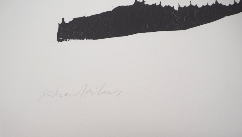 Richard BILAN : Moment intime - Lithographie (détail)