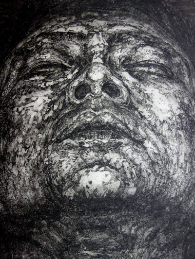 Zhao Yong BIN : Mélancolie no. II - Gravure (détail)