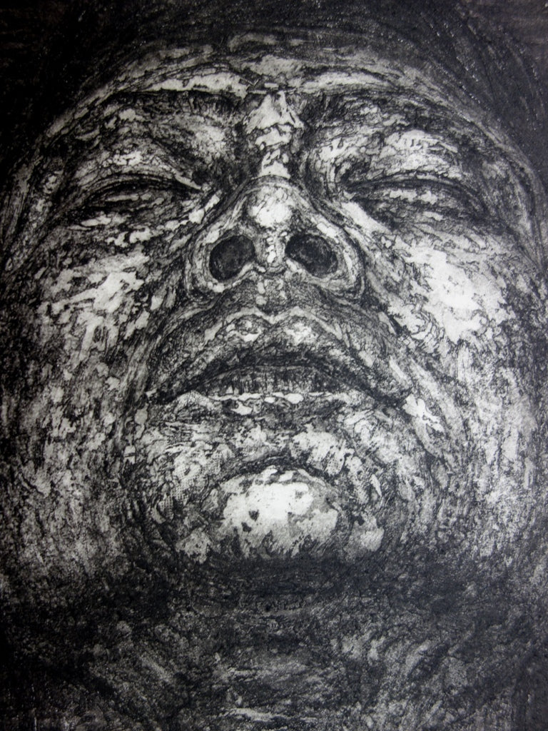 Zhao Yong BIN : Mélancolie no. II - Gravure (détail)