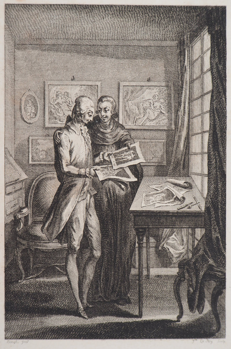  BINEL : Les amateurs de gravure - Gravure