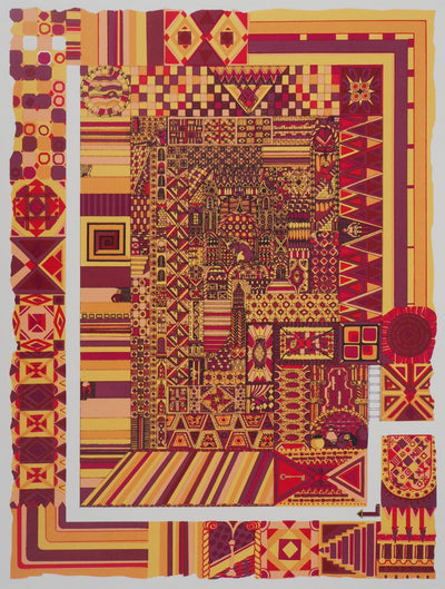 Chantal BISCHOFF : Labyrinthe - Sérigraphie