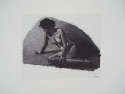 Ghislain BLERIOT : Nu - Gravure (détail)