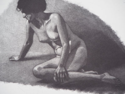 Ghislain BLERIOT : Nu - Gravure (détail)