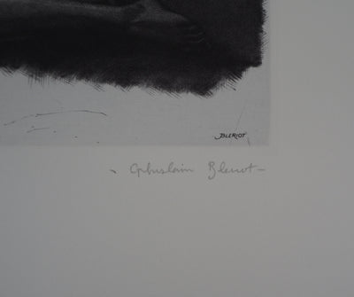 Ghislain BLERIOT : Nu - Gravure (détail)