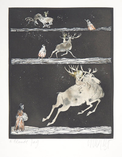 Lars BO : L'Adieu (Reine des neiges 3/10), 1969 - Gravure