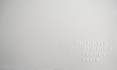 Lars BO : L'Adieu (Reine des neiges 3/10), 1969 - Gravure (détail)