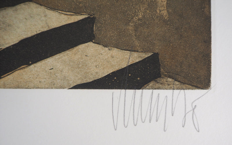 Lars BO : Le Chant de la nuit (Reine des neiges 2/10), 1969 - Gravure (détail)